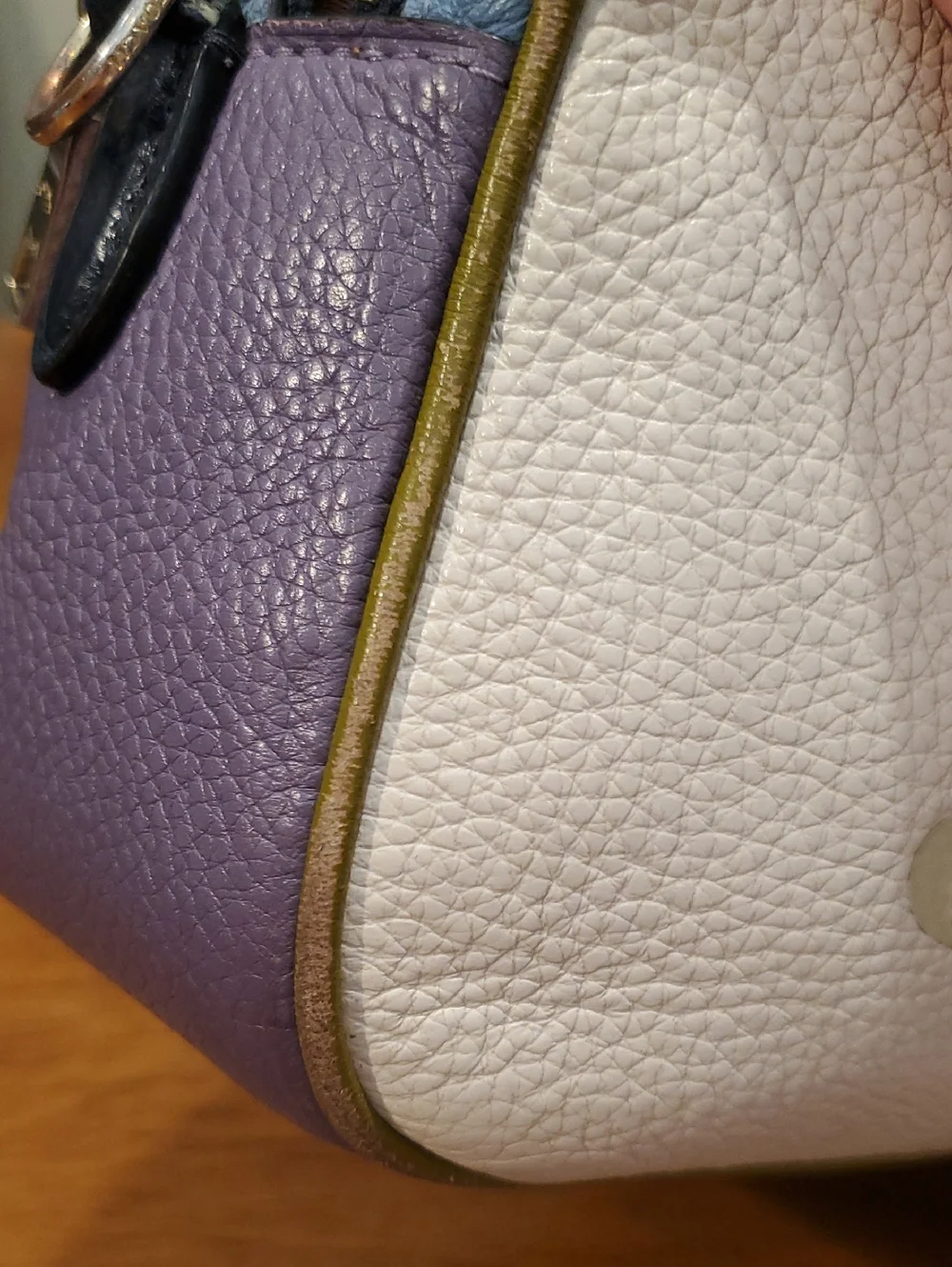 Coach multicolor pebbled